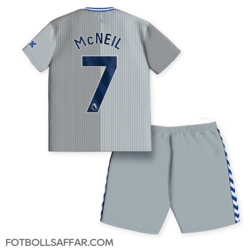 Everton Dwight McNeil #7 Tredje Dräkt Barn 2023-24 Kortärmad (+ Korta byxor)